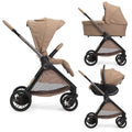 4-1 Chicco Bellagio kerra, vagnstykki CARMEL -First Recline bílstóll og 360 isofix base