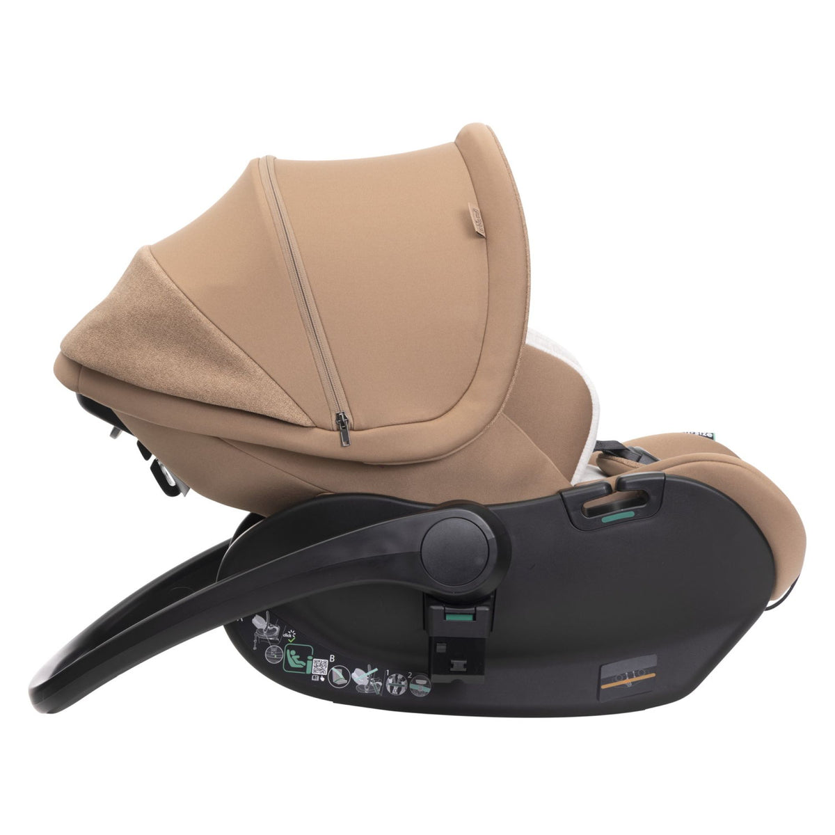 4-1 Chicco Bellagio kerra, vagnstykki CARMEL -First Recline bílstóll og 360 isofix base