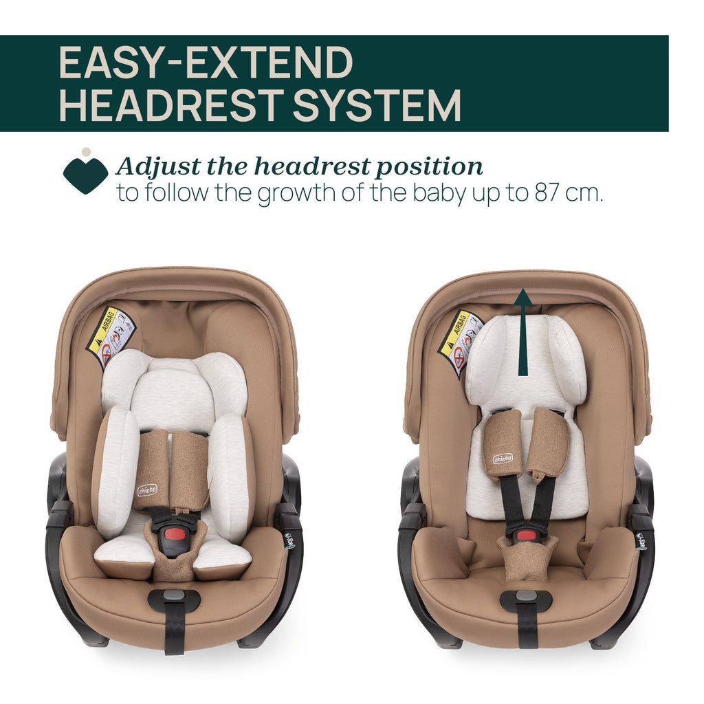 4-1 Chicco Bellagio kerra, vagnstykki CARMEL -First Recline bílstóll og 360 isofix base