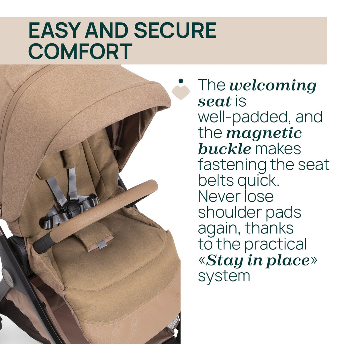 4-1 Chicco Bellagio kerra, vagnstykki CARMEL 0-22kg - Kory bílstóll og 360 isofix base