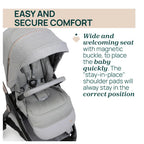 Chicco Bellagio kerra  með vagnstykki Svört 0-22kg - First recline bílstóll og 360 isofix base