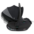Chicco Bellagio kerra  með vagnstykki Svört 0-22kg - First recline bílstóll og 360 isofix base