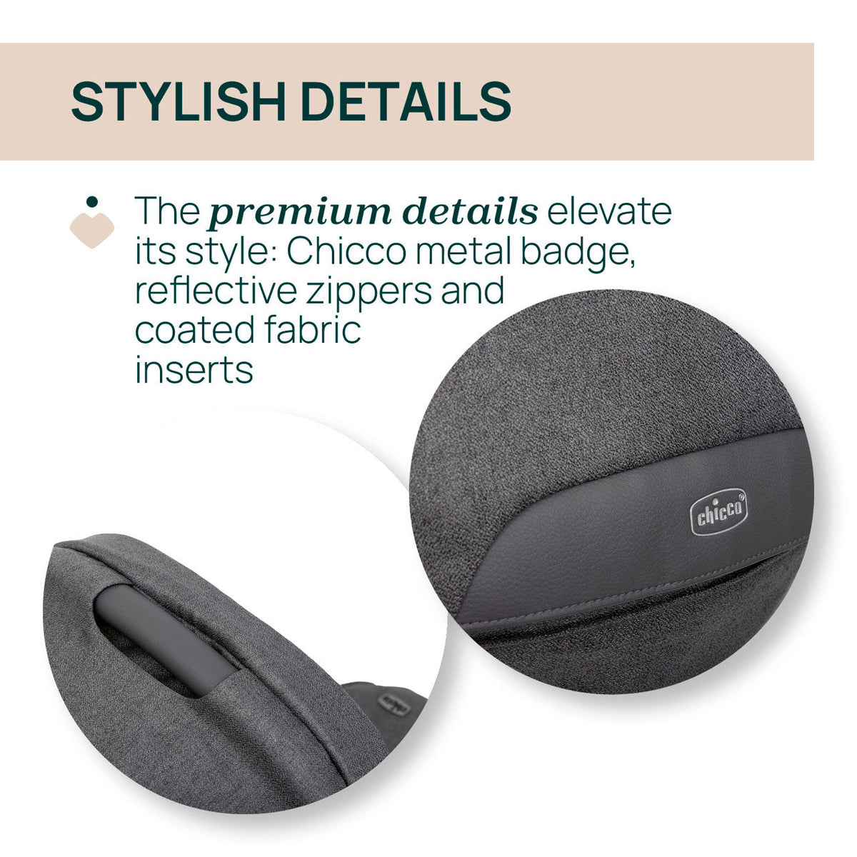 Chicco Bellagio 2 Black Satin kerra