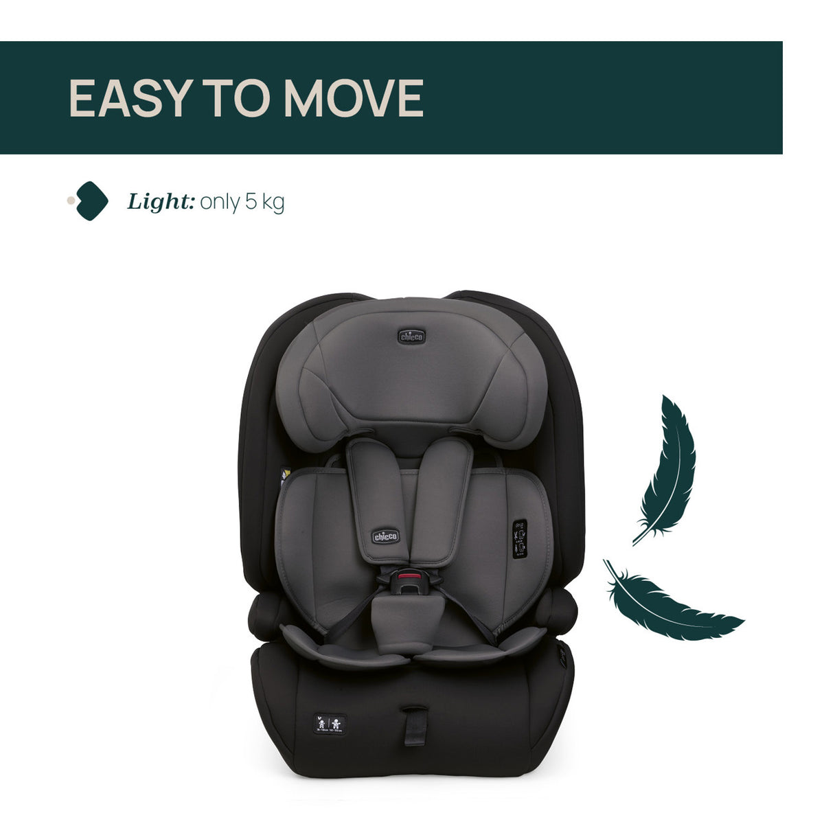 GRO-UP I-SIZE BABY BÍLSTÓLL PURE BLACK