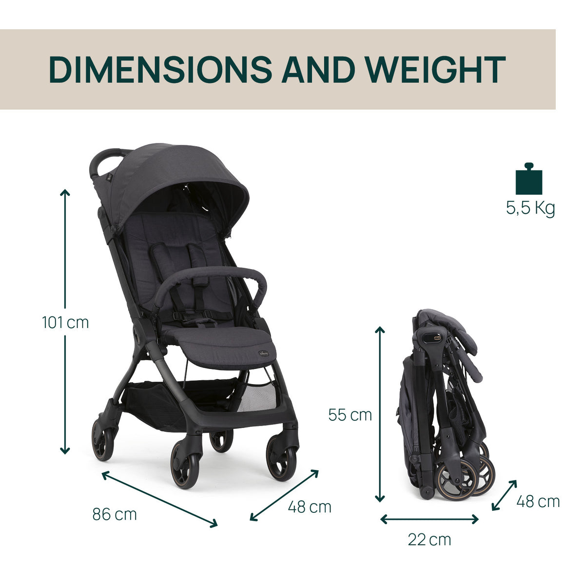 Chicco We2 Kerra Ebony