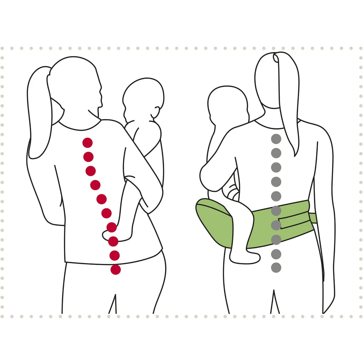 AIRY HIP FIT BABY CARRIER PEBBLE