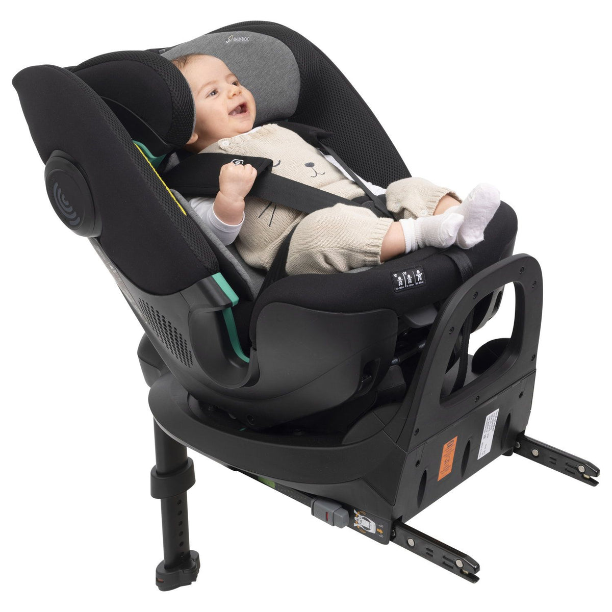 Chicco Fullseat 360 b. CARSEAT með base Black Satin