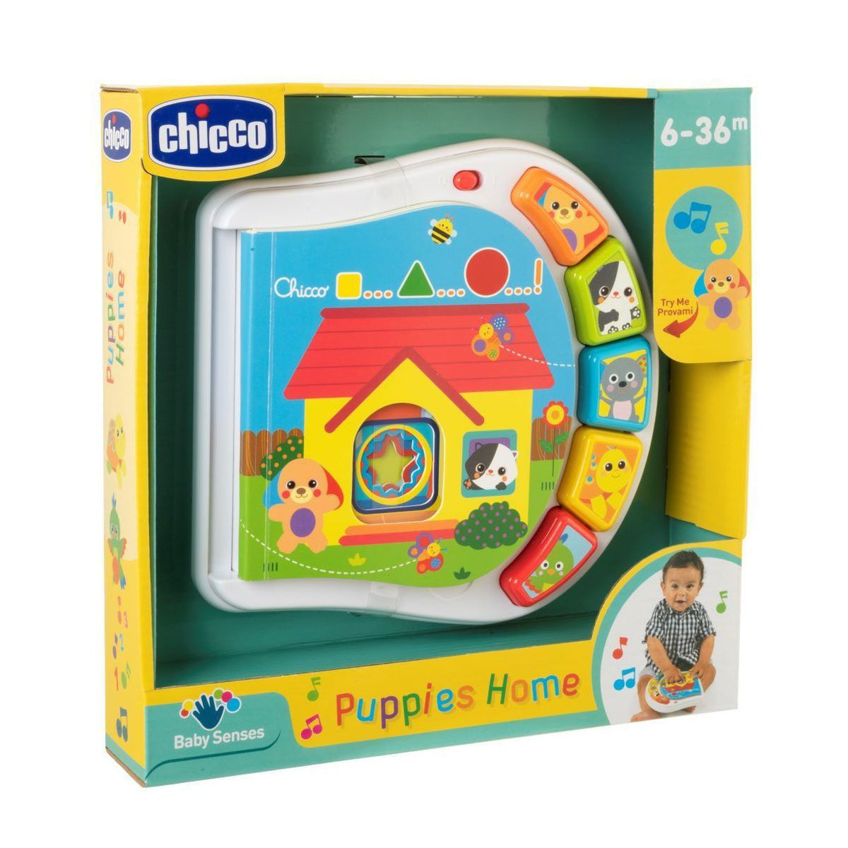 Chicco bók með dýrahljóðum