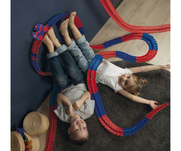 Smoby Spiderman BLÁR Flextreme bílabraut+bíll