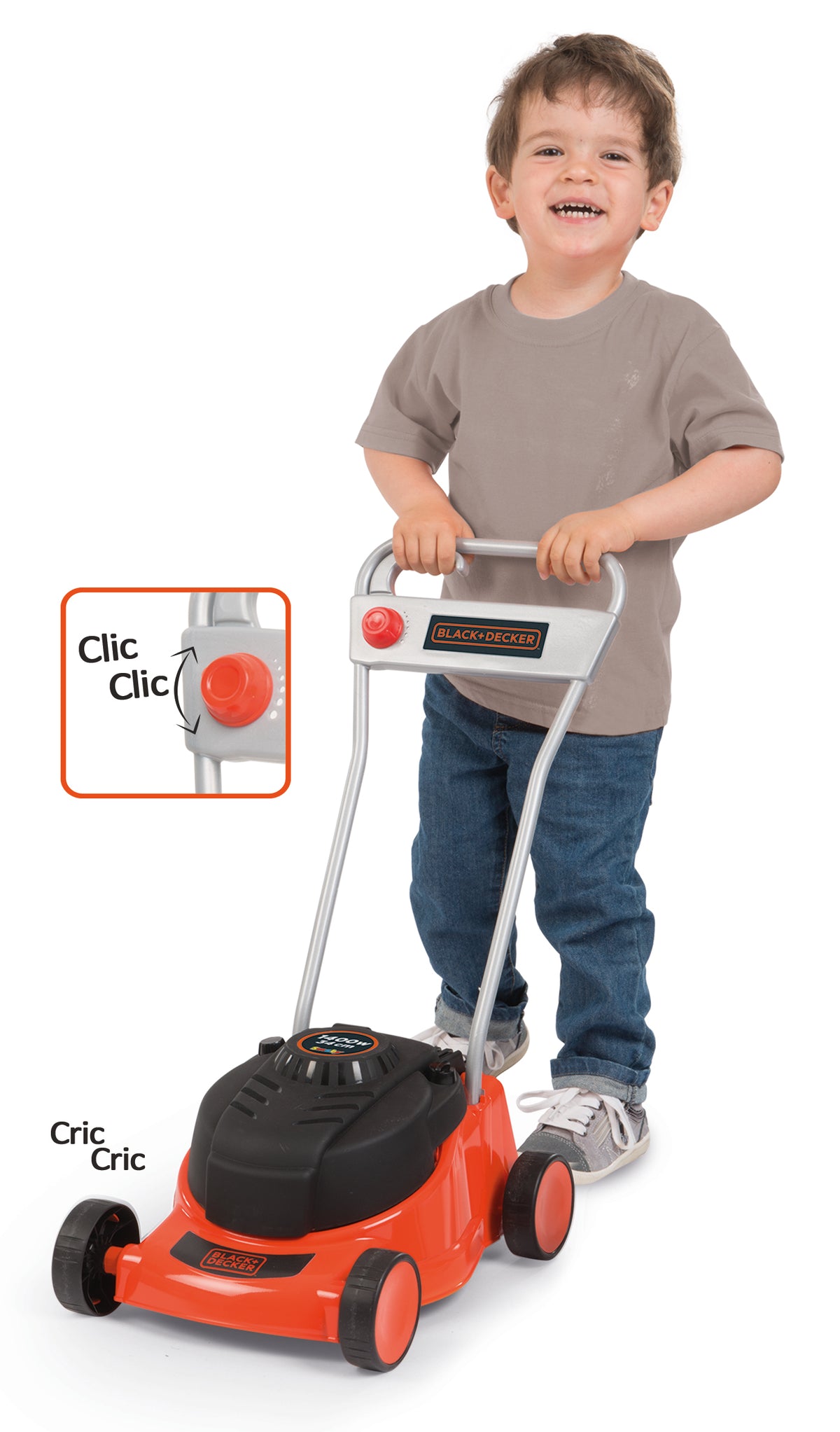 Smoby Black og Decker sláttuvél