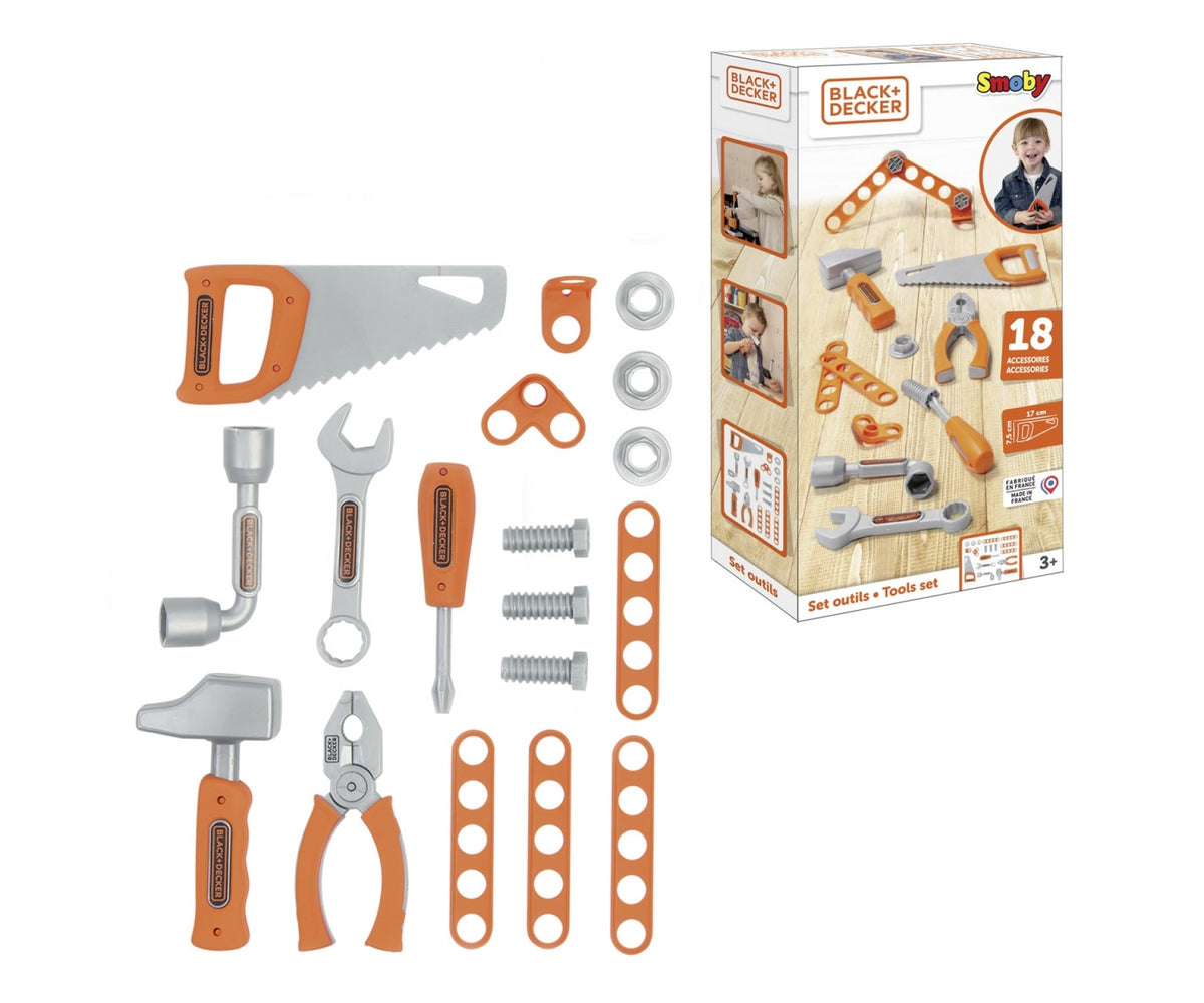 Smoby Black+Decker Verkfærasett í kassa