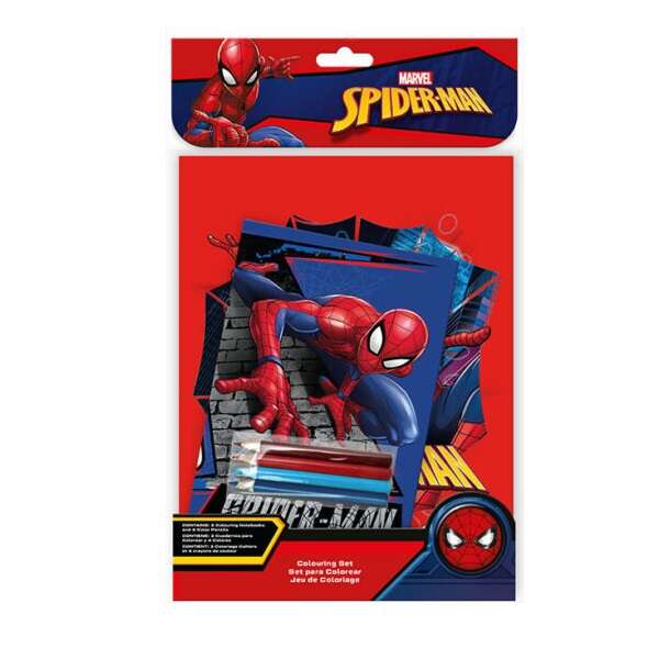 Spiderman föndursett með 4 litum