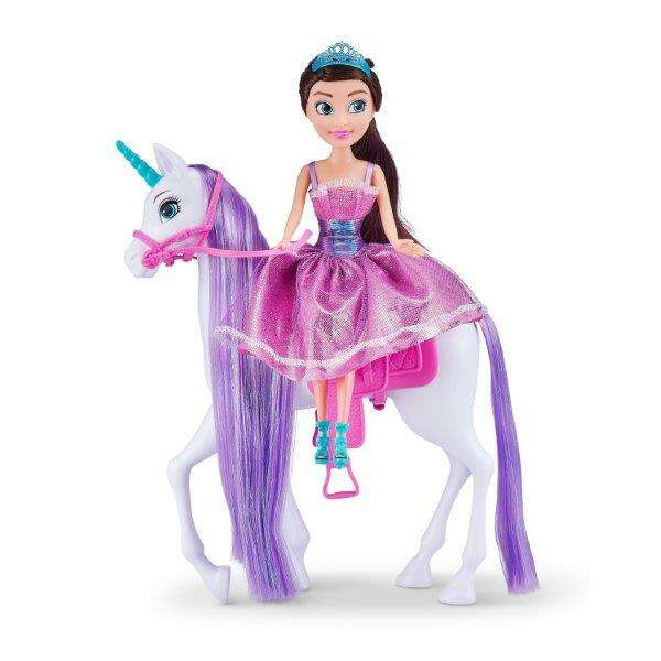 Sparkle Girlz dúkka 26 cm og einhyrningur – beyglaðar umbúðir
