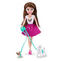 ZURU Sparkle dúkka 26cm með hundum