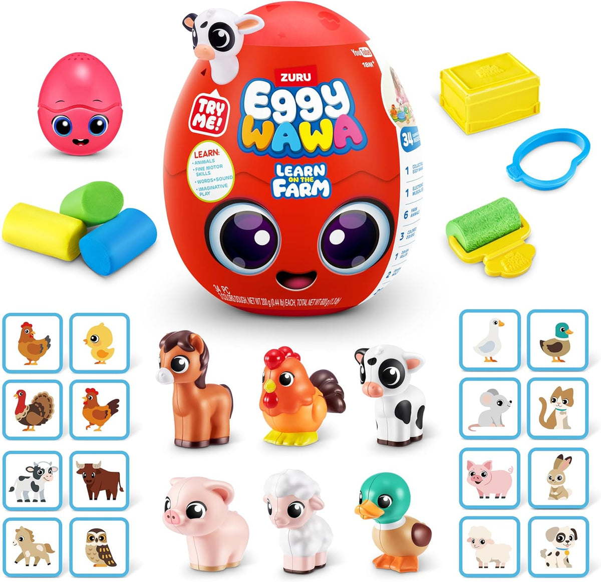 ZURU EggyWava  Farm animals egg