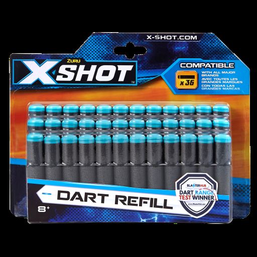ZURU X-SHOT -EXCEL 36PK Refill Darts