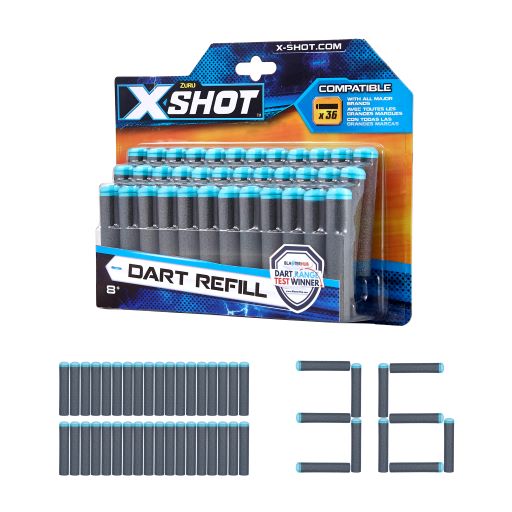 ZURU X-SHOT -EXCEL 36PK Refill Darts