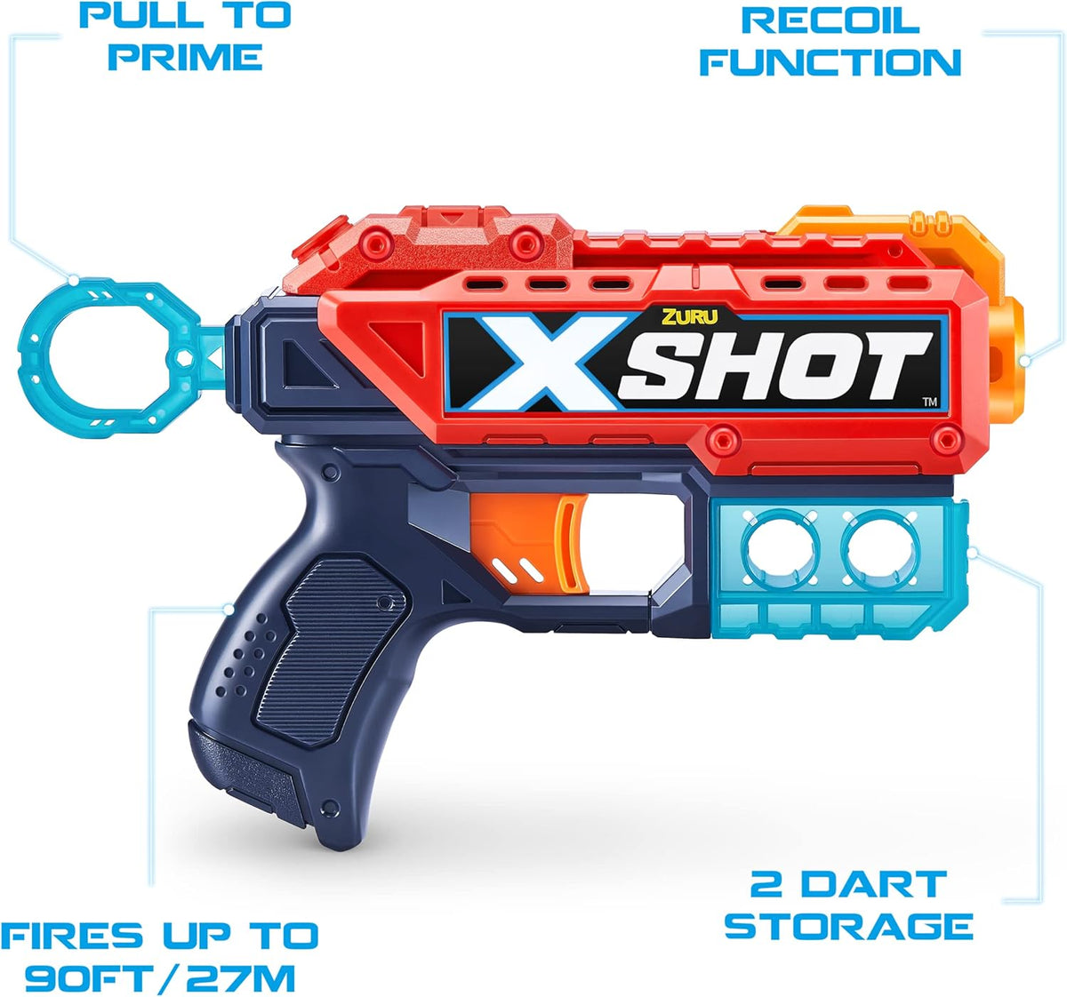ZURU X-SHOT- EXCEL-Double Kickback