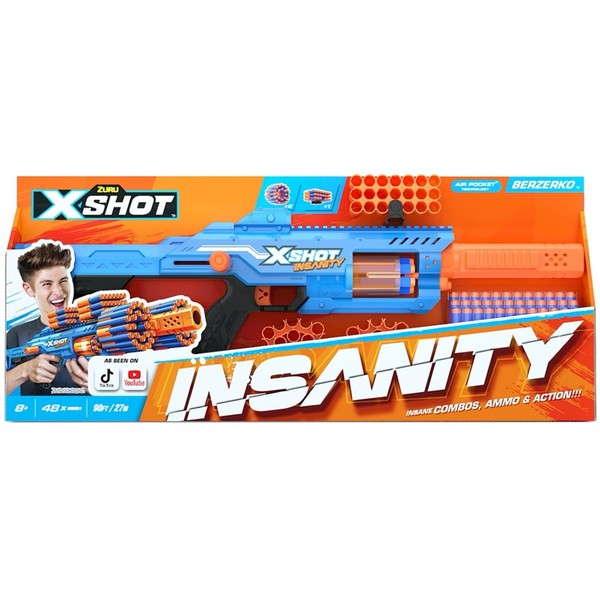 Zuru X-Shot Insantiy BERZERKO byssa