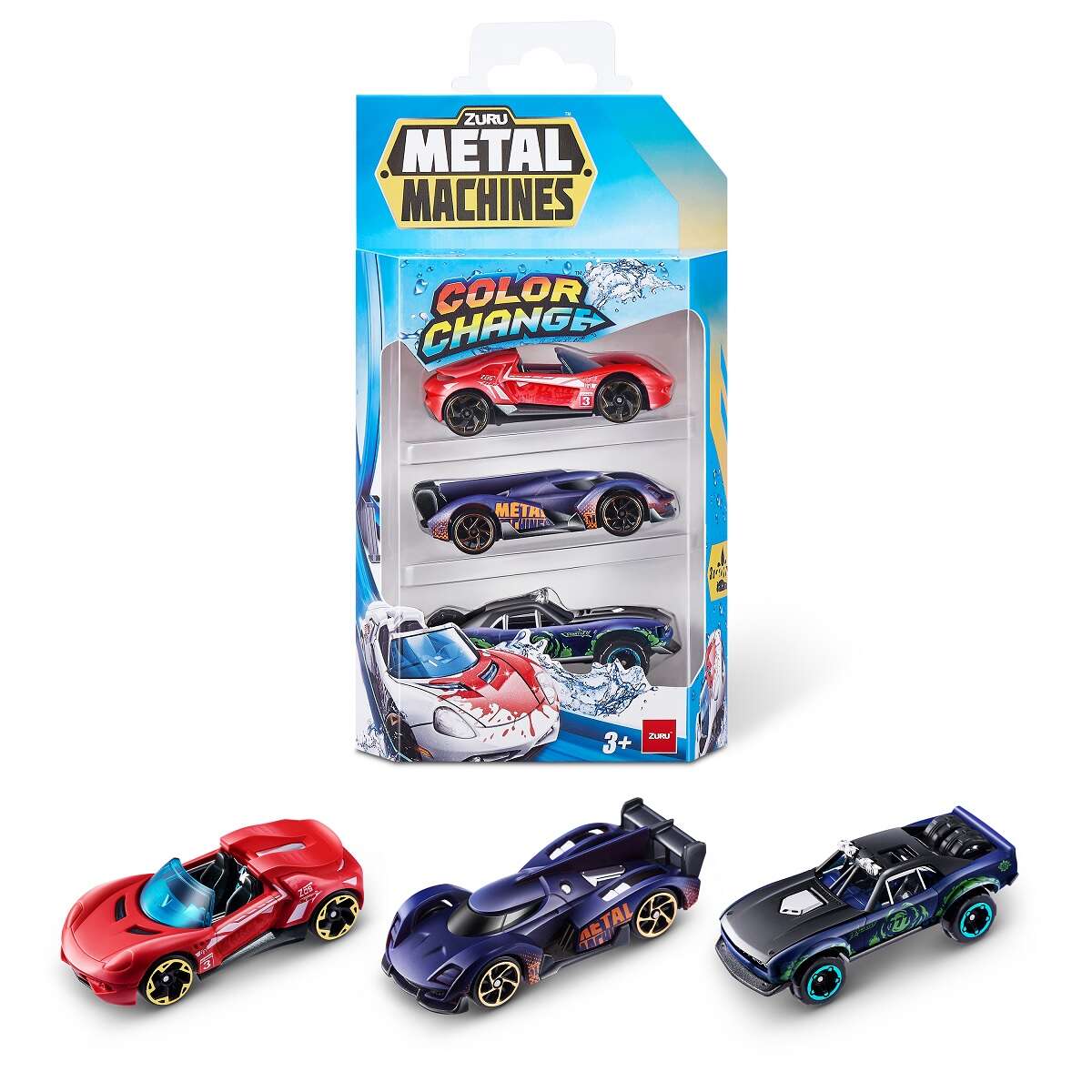 ZURU Metal Machine bílar sem breyta lit 3/pkn