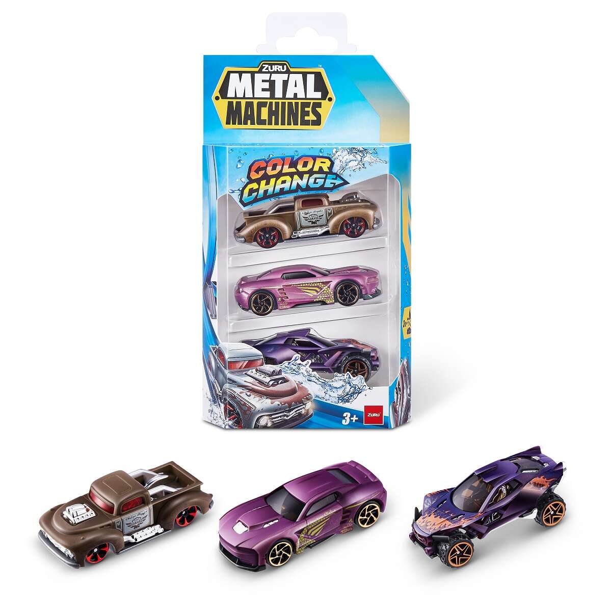 ZURU Metal Machine bílar sem breyta lit 3/pkn