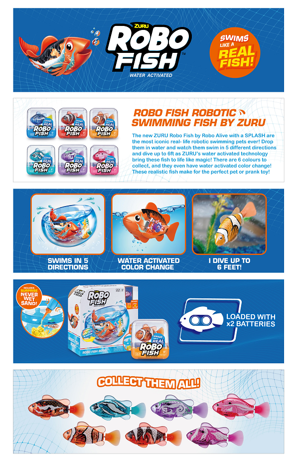 Zuru Robo Fish+ fiskabúr