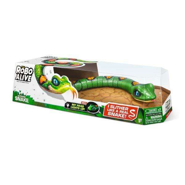ZURU ROBO ALIVE Snákur Glow in dark