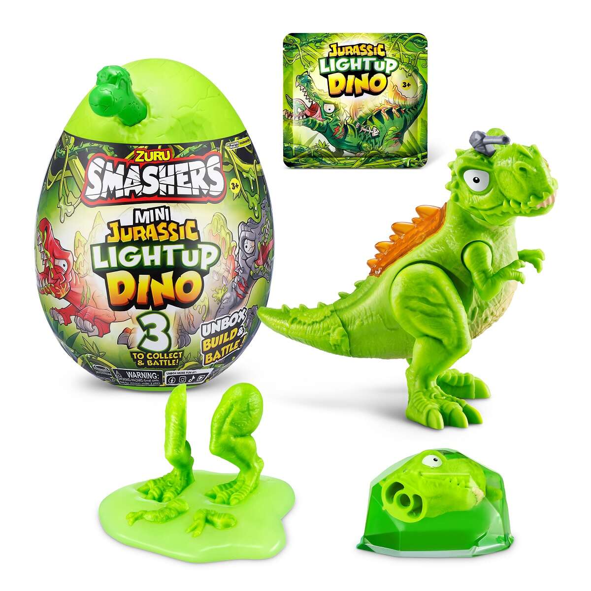 Zuru Smashers Mini Jurasic Ligh Up sería 1