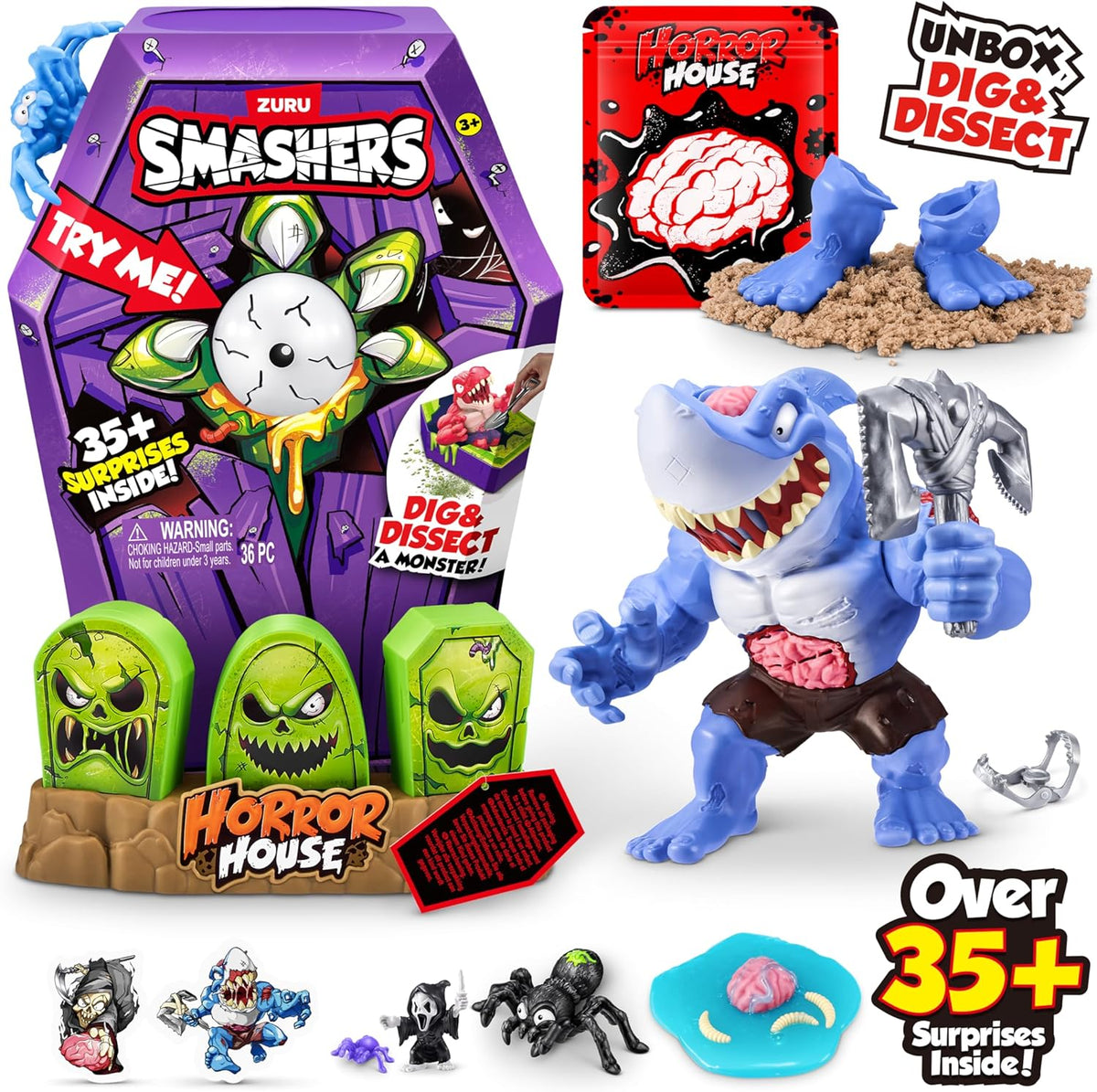 ZURU SMASHERS Horror House líkkista STÓR