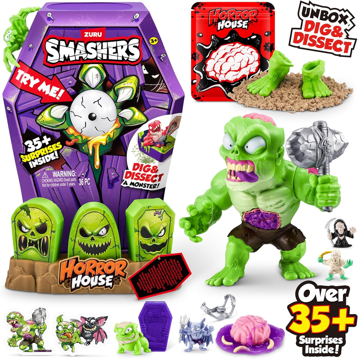 ZURU SMASHERS Horror House líkkista STÓR