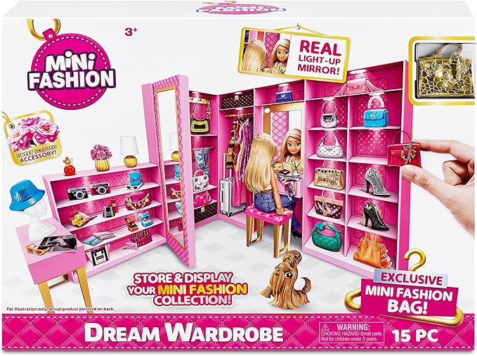 5 surprise Mini Fashion Fataskápur