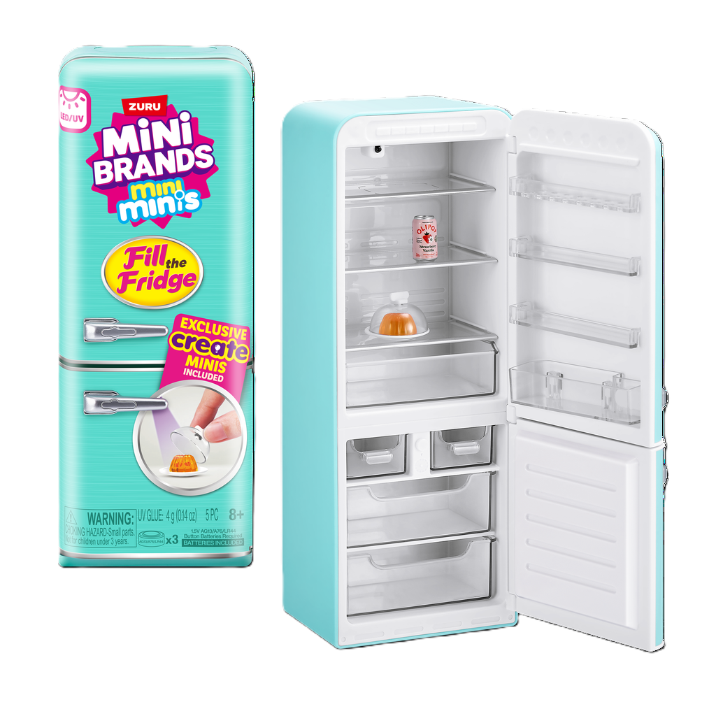 ZURU MINI BRANDS-FILL THE FRIDGE  ÍSSKÁPUR