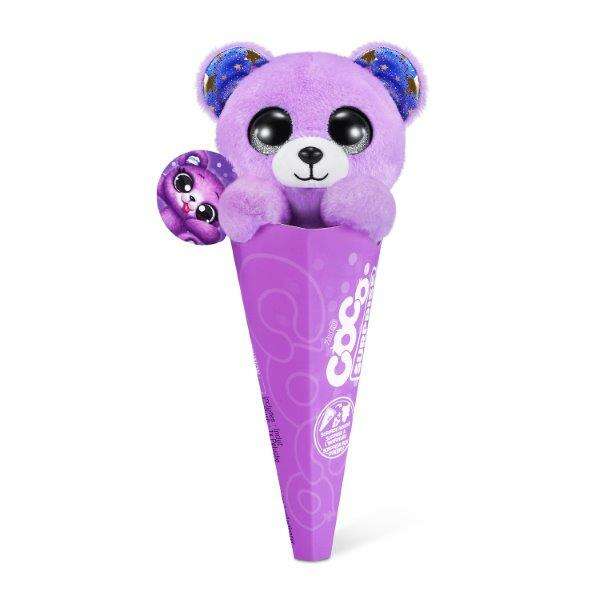 ZURU COCO SURPRISE bangsar - Fizzy fjólublár bangsi